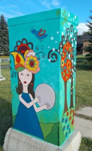 Flint Park's new utility box art