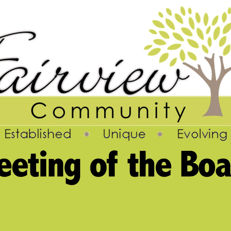 Monthly Board Meeting